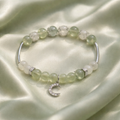 CYRENE | Prehnite & Moonstone Bracelet for Inner Healing